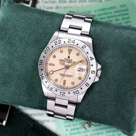 what is a rolex explorer ii cream dial|rolex explorer ii diamond bezel.